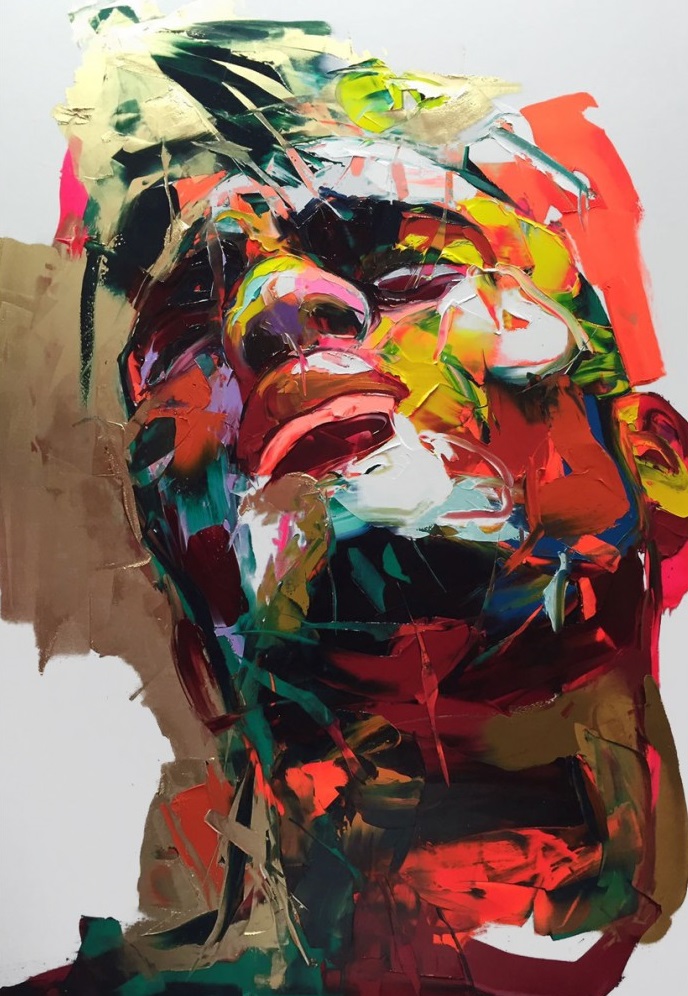 Francoise Nielly Portrait Palette Painting Expression Face252